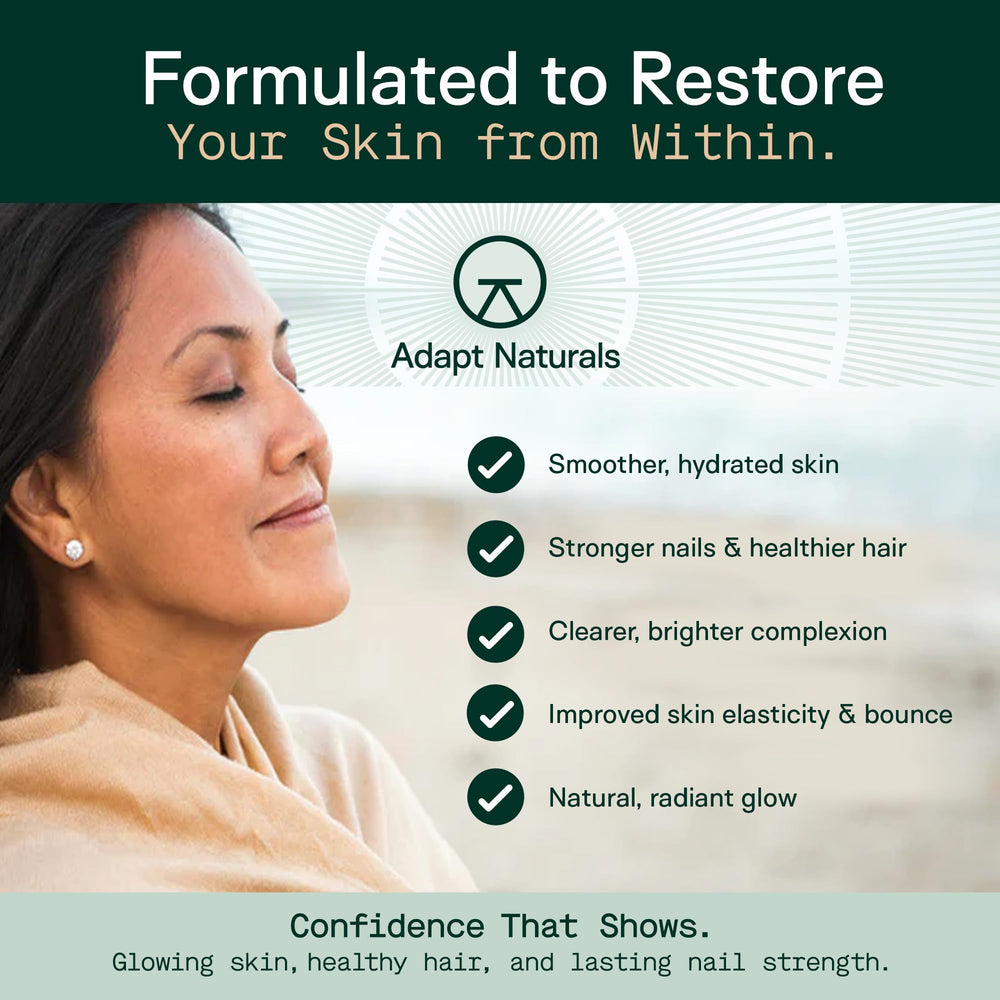 Adapt Naturals Inner Radiance lutein and zeaxanthin for antioxidant support.