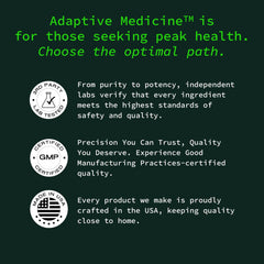 Adaptive Medicine PowerHouse Complex 30-capsule packaging on a clean surface