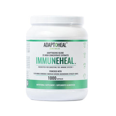 ADAPTOHEAL Immuneheal bottle front view for immune support and daily balance.