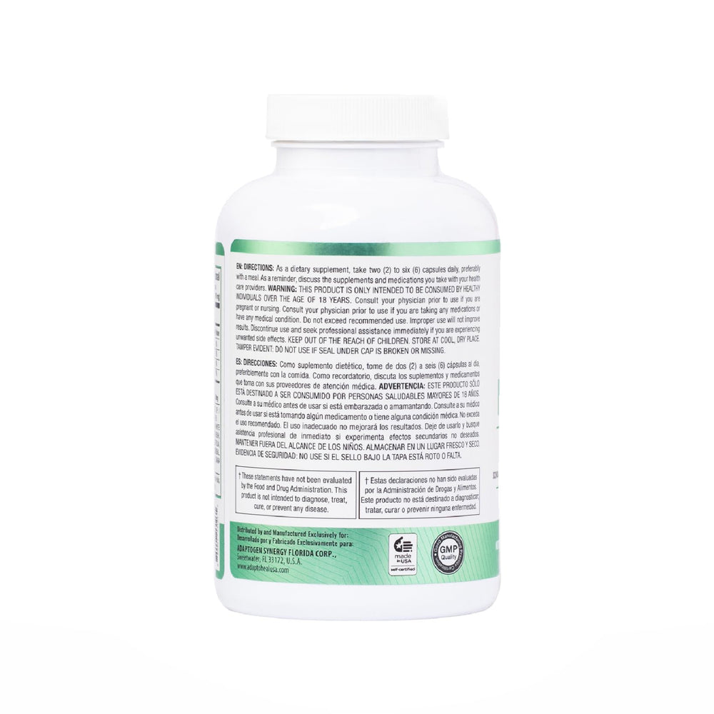 ADAPTOHEAL Immuneheal bottle bathed in natural light for resilience.