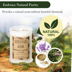 Soy wax candle closeup showing smooth surface and clean burn