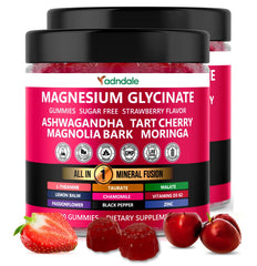 Adndale 180ct bottle of 15-in-1 gummies ready for evening routine.