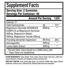 Adndale gummies closeup showing soft berry texture for easy daily use.
