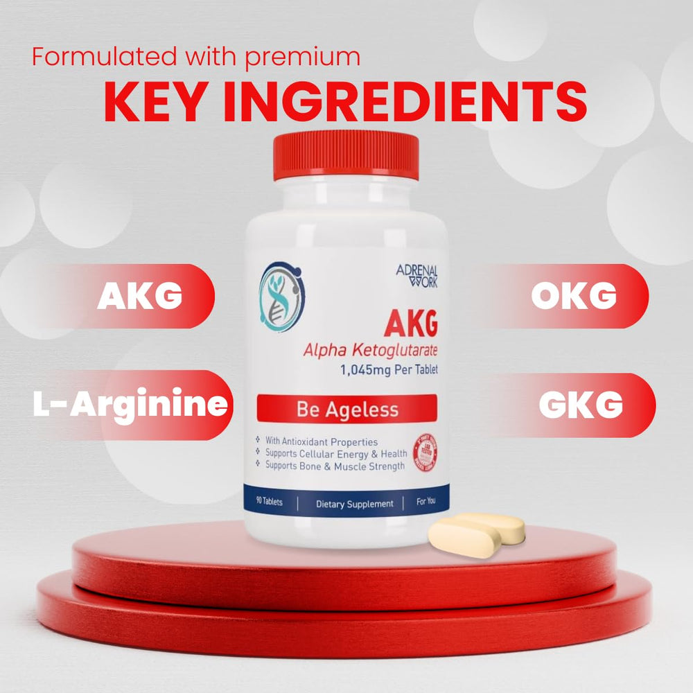 Adrenalwork tyrosine with vitamins and minerals promotes daily focus.