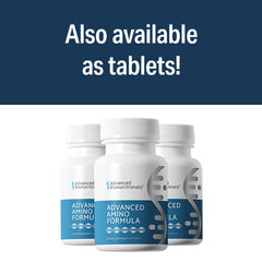 Athlete during training with Advanced Amino Powder for performance support.