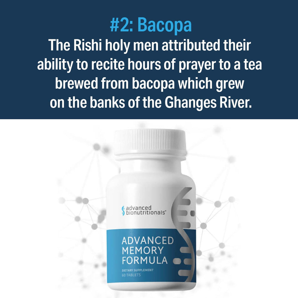 Advanced Memory Formula capsules arranged for convenient daily cognitive support.