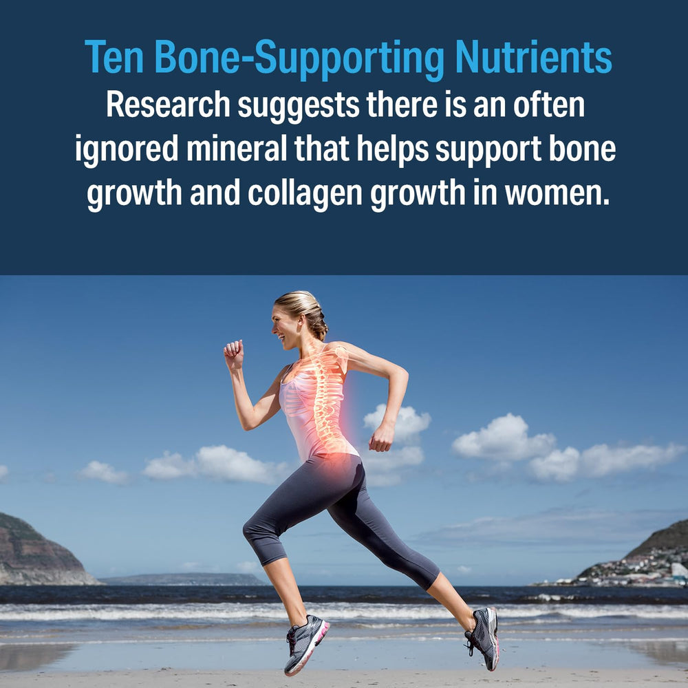 Advanced Bionutritionals mineral blend with boron, manganese, zinc for bone support.