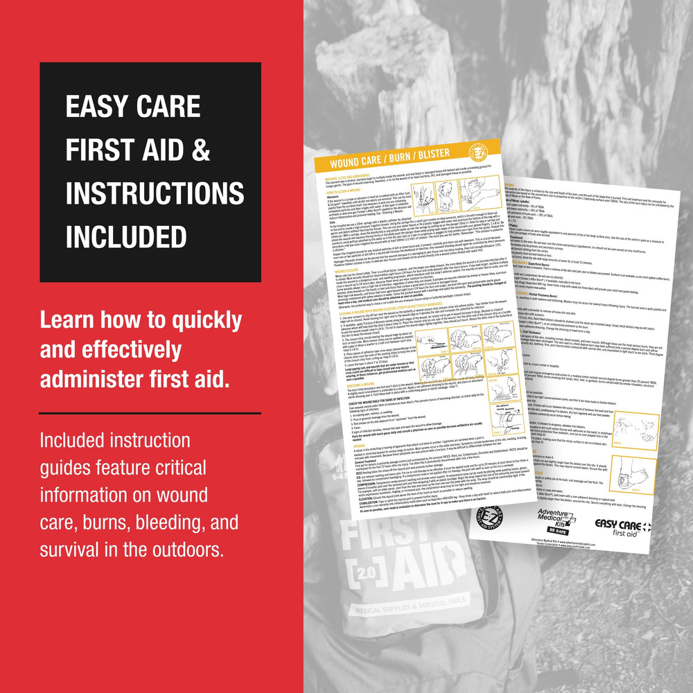 Wide elastic bandages included in Adventure First Aid Kit 2.0 for support