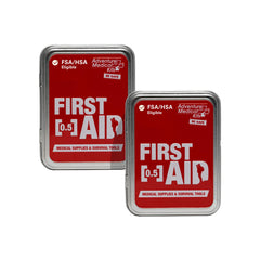 Adventure Medical Kits 0.5 tin red pack 2 for quick, organized first aid on the go