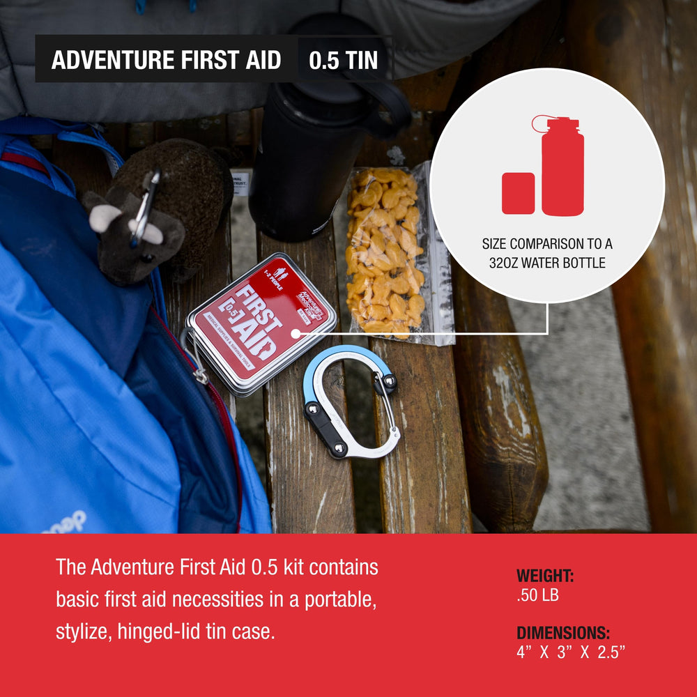 Die-cut moleskin blister protection included with Adventure Medical Kits