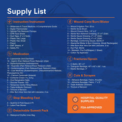 Adventure Medical Kits Mountain Series Mountaineer detachable summit kit for ultralight trips