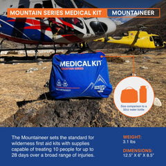 Adventure Medical Kits Mountain Series Mountaineer QuikClot Gauze included for advanced wound care