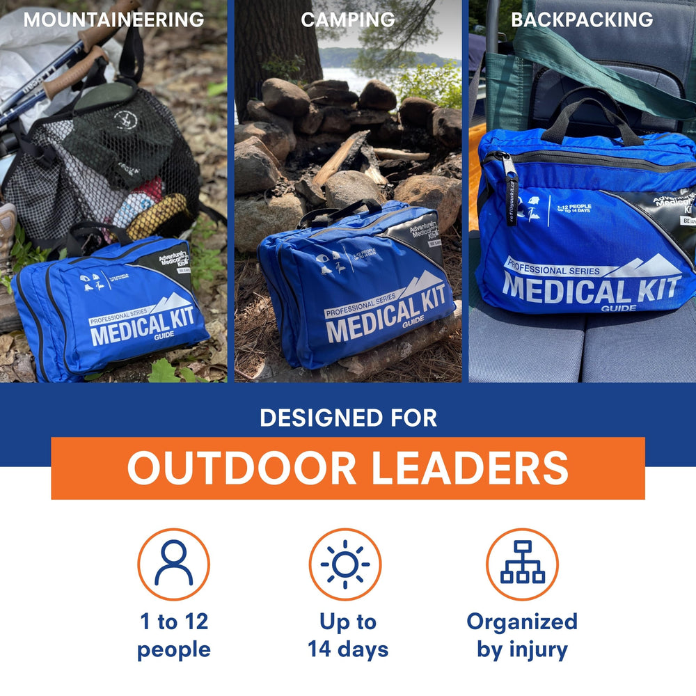 Adventure Medical Kits Pro Series waterproof bag protecting gear in rugged conditions.