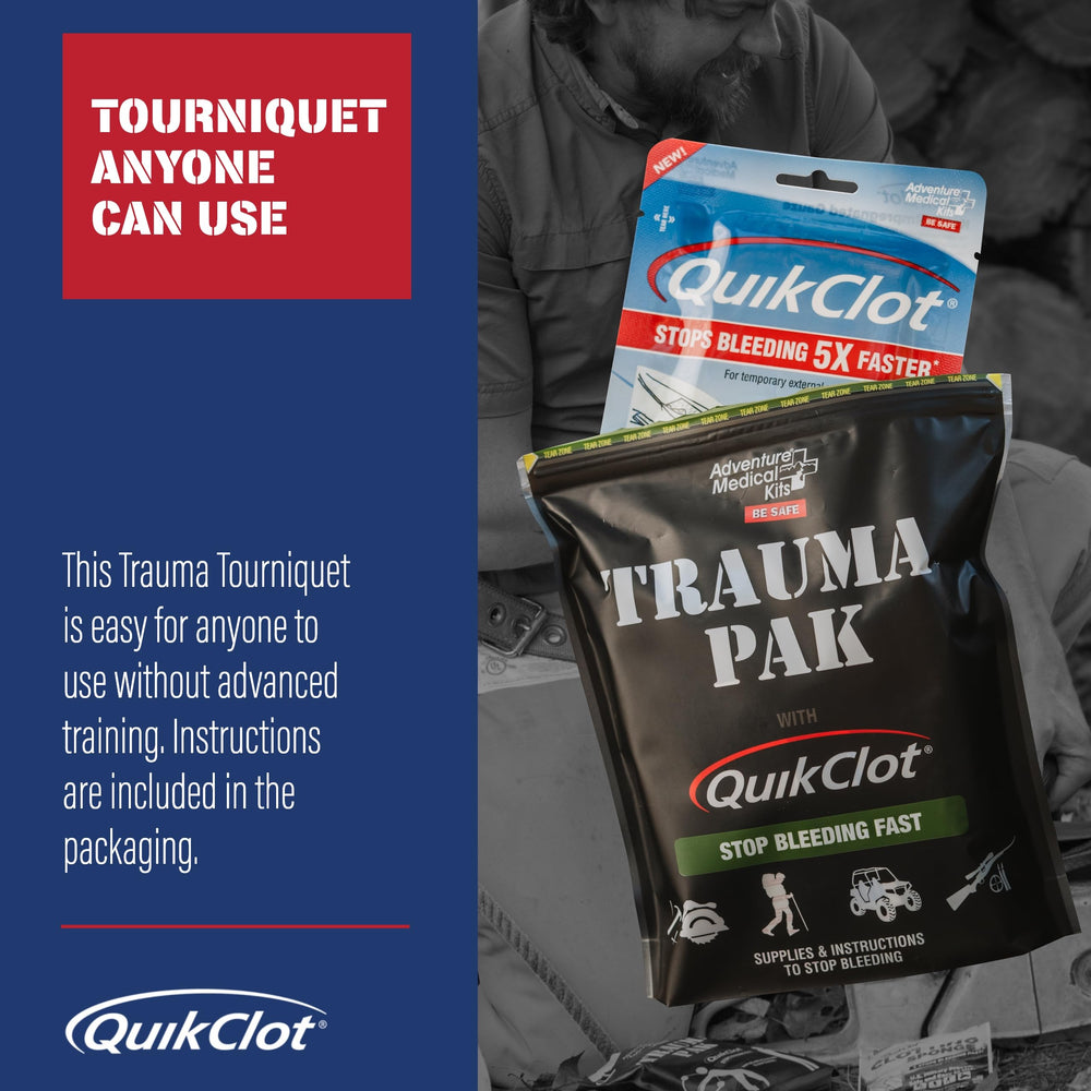 Compact contents layout of the Trauma Pak for quick access