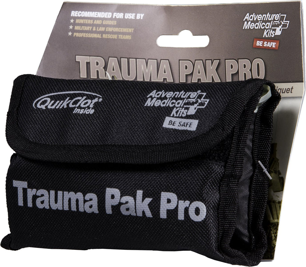 Adventure Medical Kits Trauma Pak Pro field tourniquet enables rapid control of limb bleeding