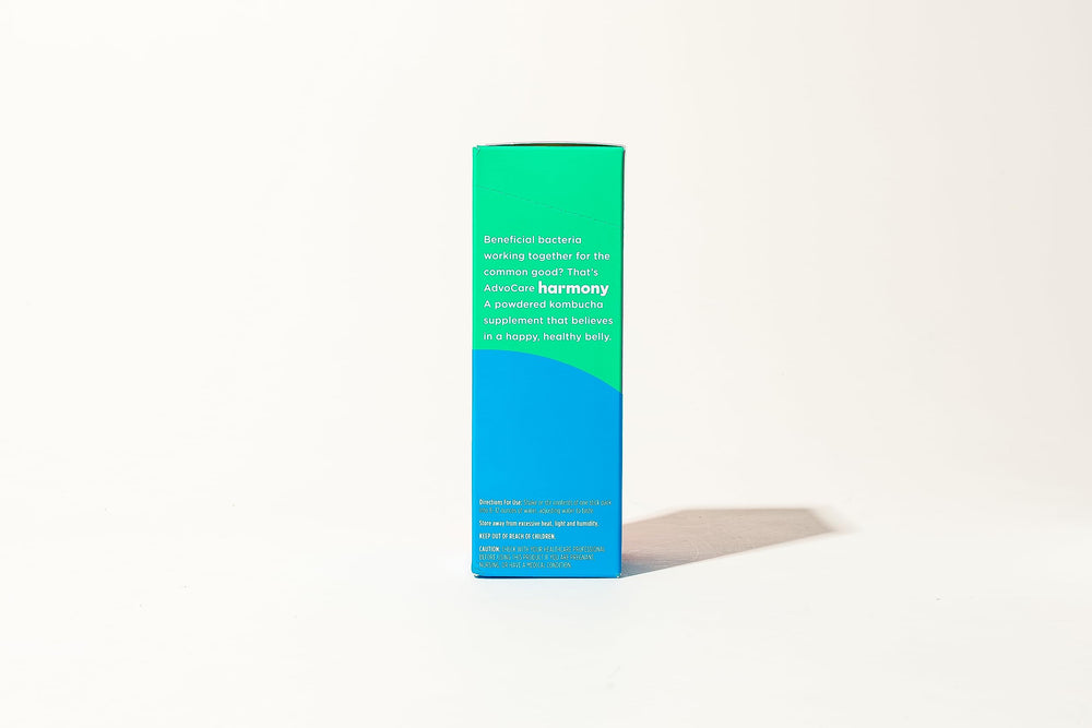 AdvoCare Harmony mixed-drink glass illustrates easy daily consumption on the go.