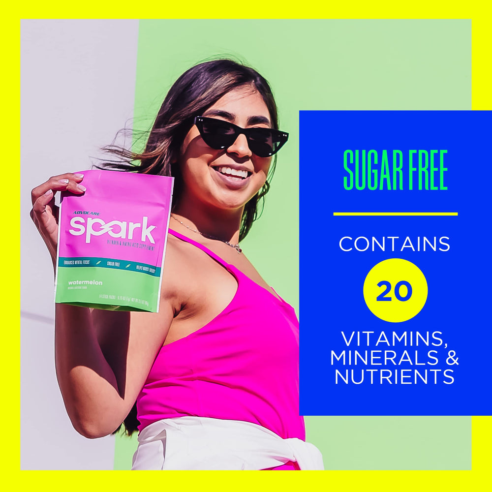 AdvoCare Spark Immune with Vitamin C highlights 200% DV daily vitamin support.