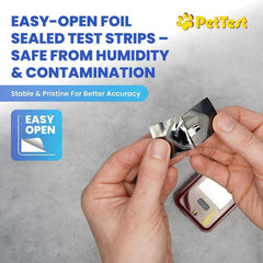 Advocate PetTest batteries included for uninterrupted testing sessions.