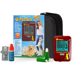 Advocate PetTest beginner kit classic meter ready for at home glucose checks.