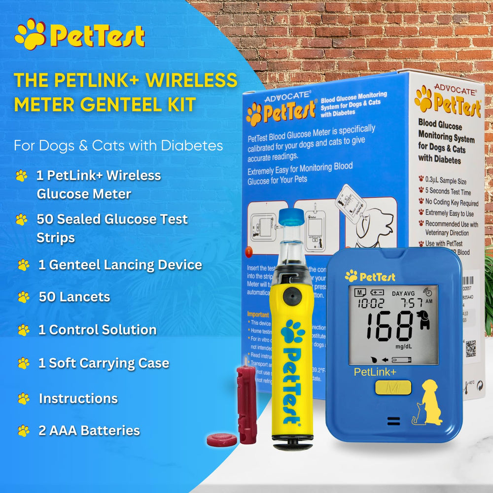 Advocate PetTest five second result for quick checks during routines.