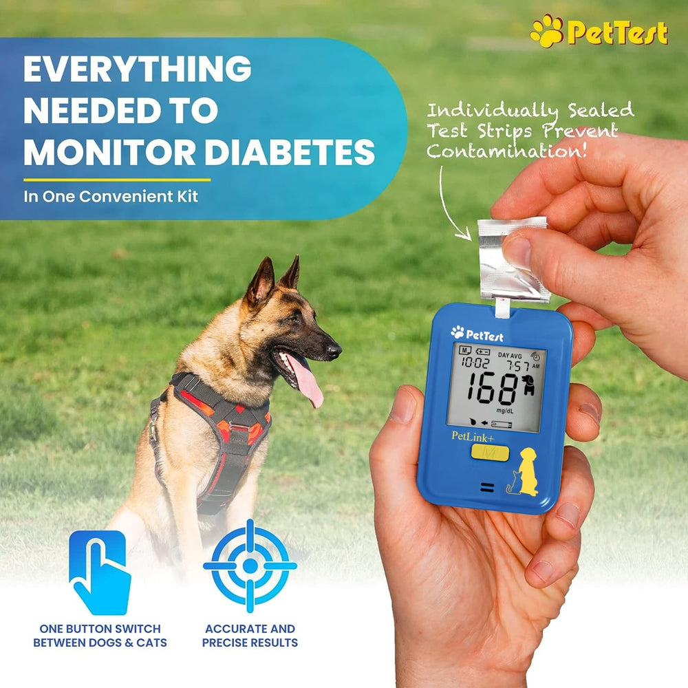Advocate PetTest wireless data transfer to the app for records.
