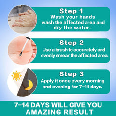 AEDNX Wart Remover bottle cap protects the formula when stored.