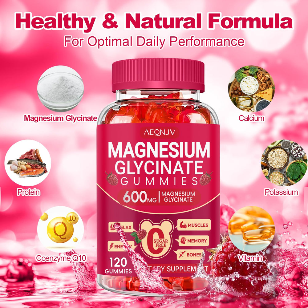 AEQNJV gummies with CoQ10 and vitamin D for energy support.