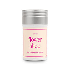 AERA Flower Shop bottle with rose and water lily for a fresh home scent.