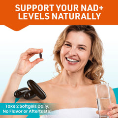 Aesticum Nicotinamide Riboside lifestyle shot suggesting everyday wellness routine.