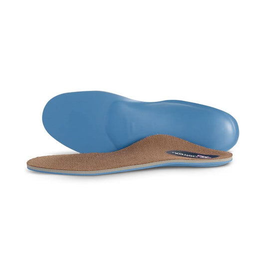 Aetrex L2200 memory foam insoles close-up show plush cushioning.