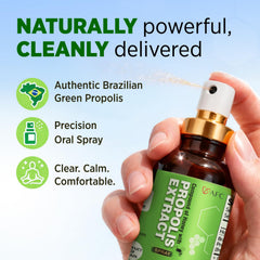 AFC Japan Brazilian Green Propolis Spray label detail highlights Artepilin-C content
