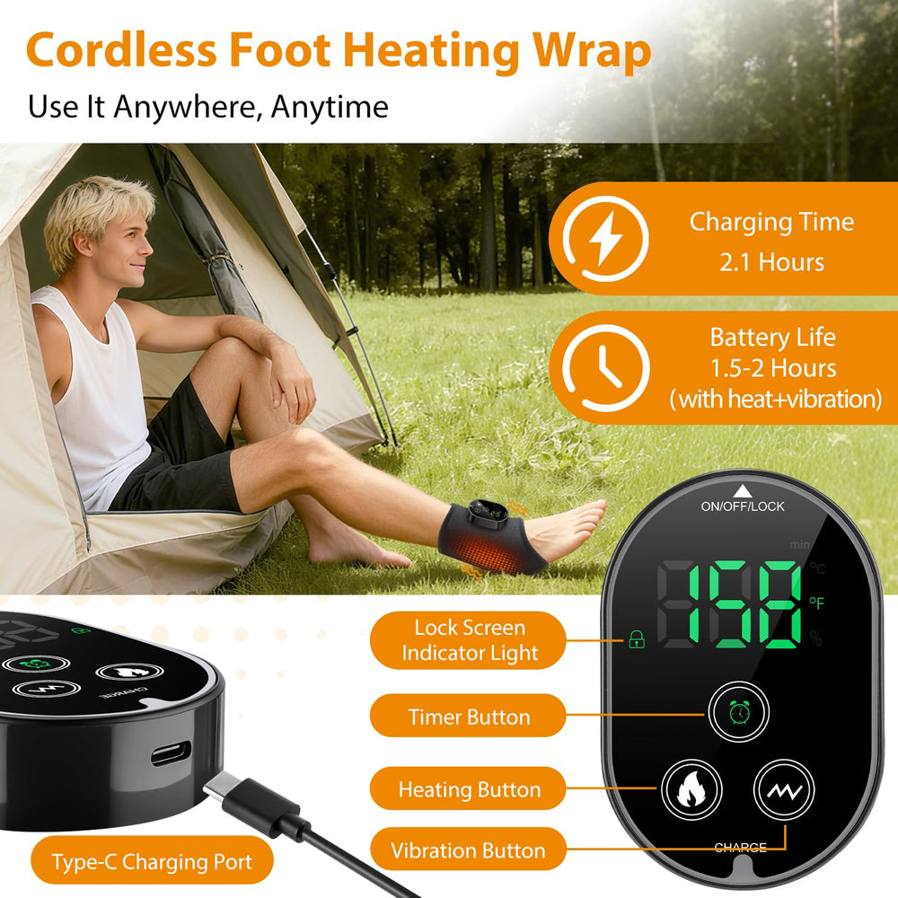 AFDEAL six heating levels and three vibrations for customizable comfort