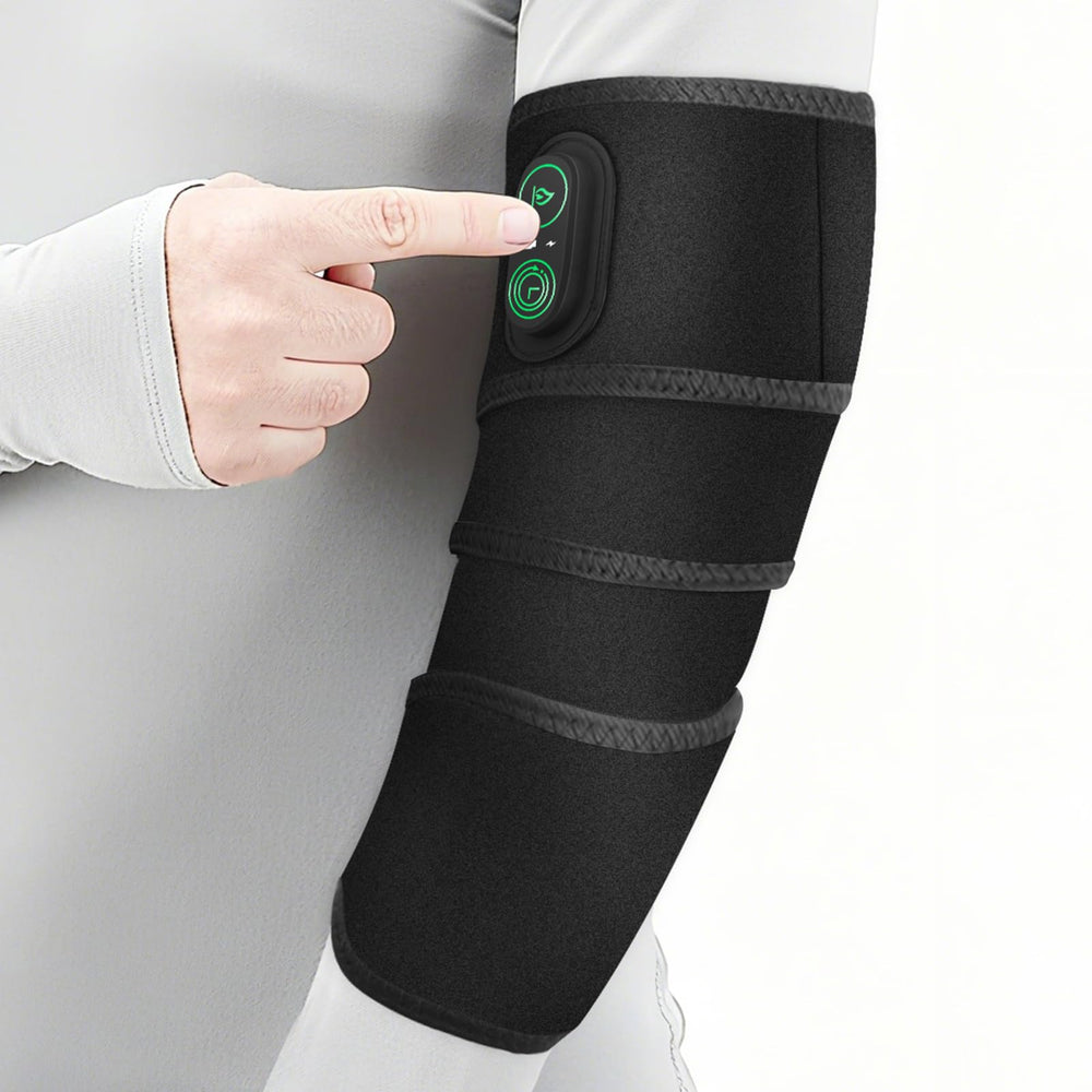 AFDEAL cordless arm heating pad in use for portable warmth