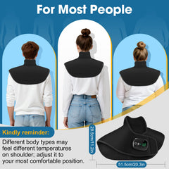 AFDEAL cordless neck and shoulders heating pad durable stain-resistant fabric