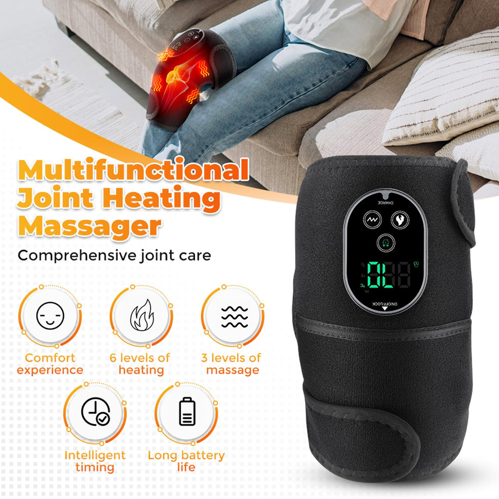 AFDEAL knee heating pad timer options for personal session length.
