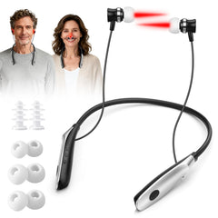 AFFLAT upgraded 2-in-1 red light device with nose and ear tips for daily care.