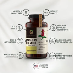 Afiyah Organic Costus Igneus capsules usa-made confirms strict domestic manufacturing standards.