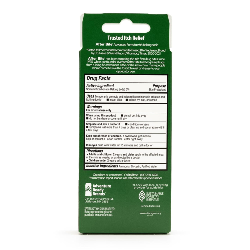Bee sting relief with After Bite Advanced Formula pen applicator