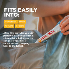 After Bite Xtra travel-size tube ready for emergencies and trips.