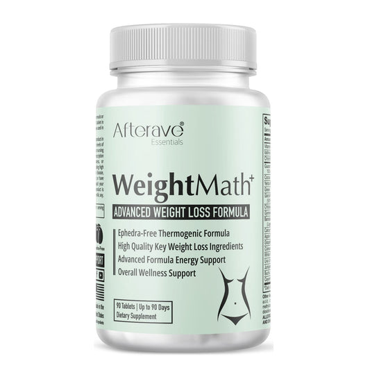 Afterave Essentials WeightMath bottle pour for easy daily dosing and metabolism support.