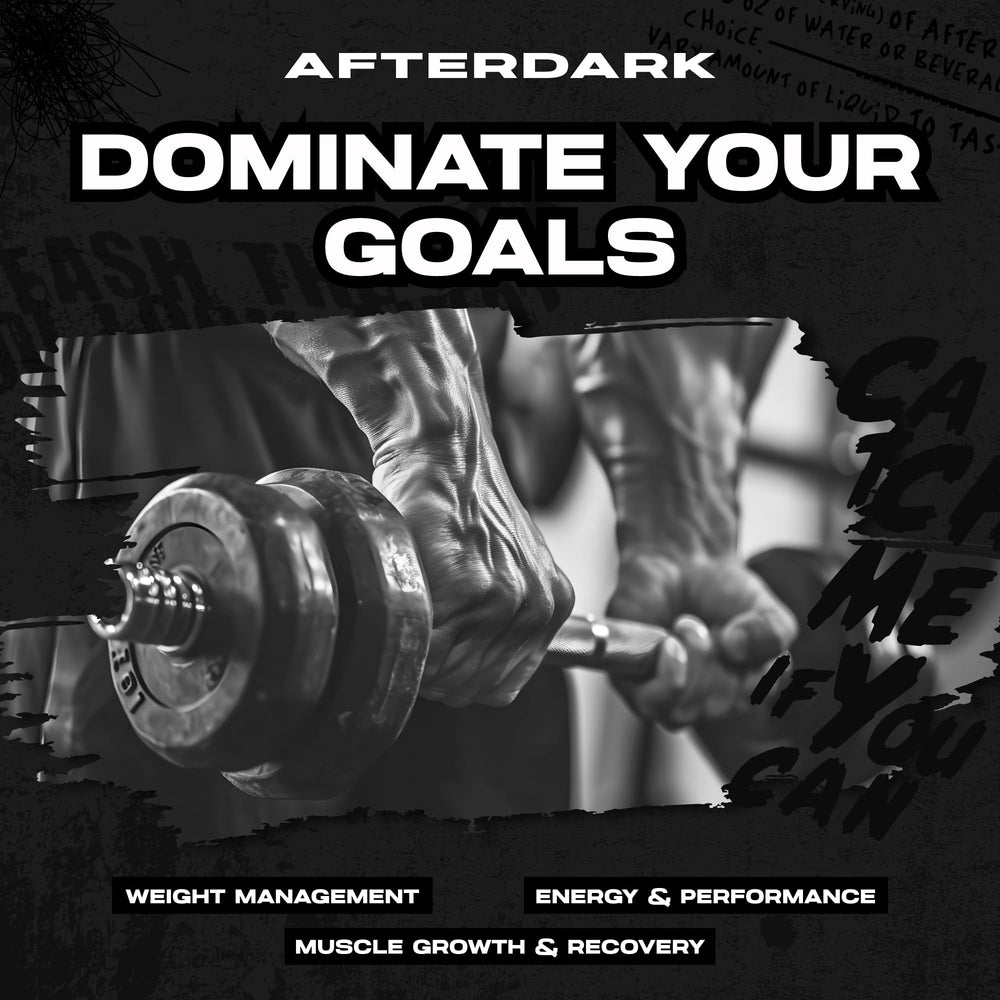 AfterDARK AfterBites milkshake-like mix in a glass showcases creamy taste