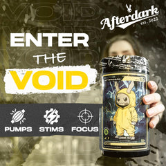Cold water mix of AFTERDARK INHUMAN Void delivers focused endurance without crash