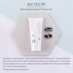 AH! YES VM pH-balanced formula designed for vaginal compatibility.
