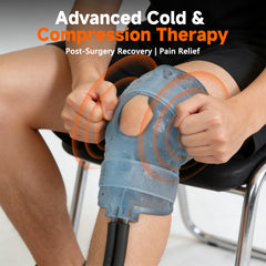 Aheamdear cold therapy machine for shoulder post-surgery with extended reach