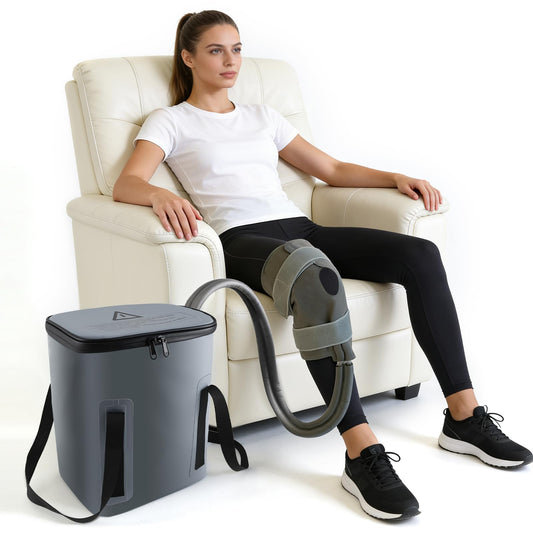 Aheamdear ice machine knee after surgery pump delivers steady cooling for comfort