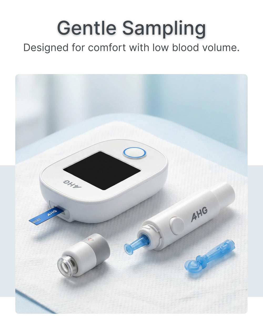 AHG portable kit supports home use and on-the-go testing