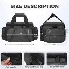 AHIBIO CPAP bag back-luggage-sleeve ID-slot keeps essentials secure