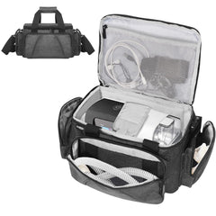 AHIBIO CPAP travel bag under-seat design keeps it discreet and travel-ready