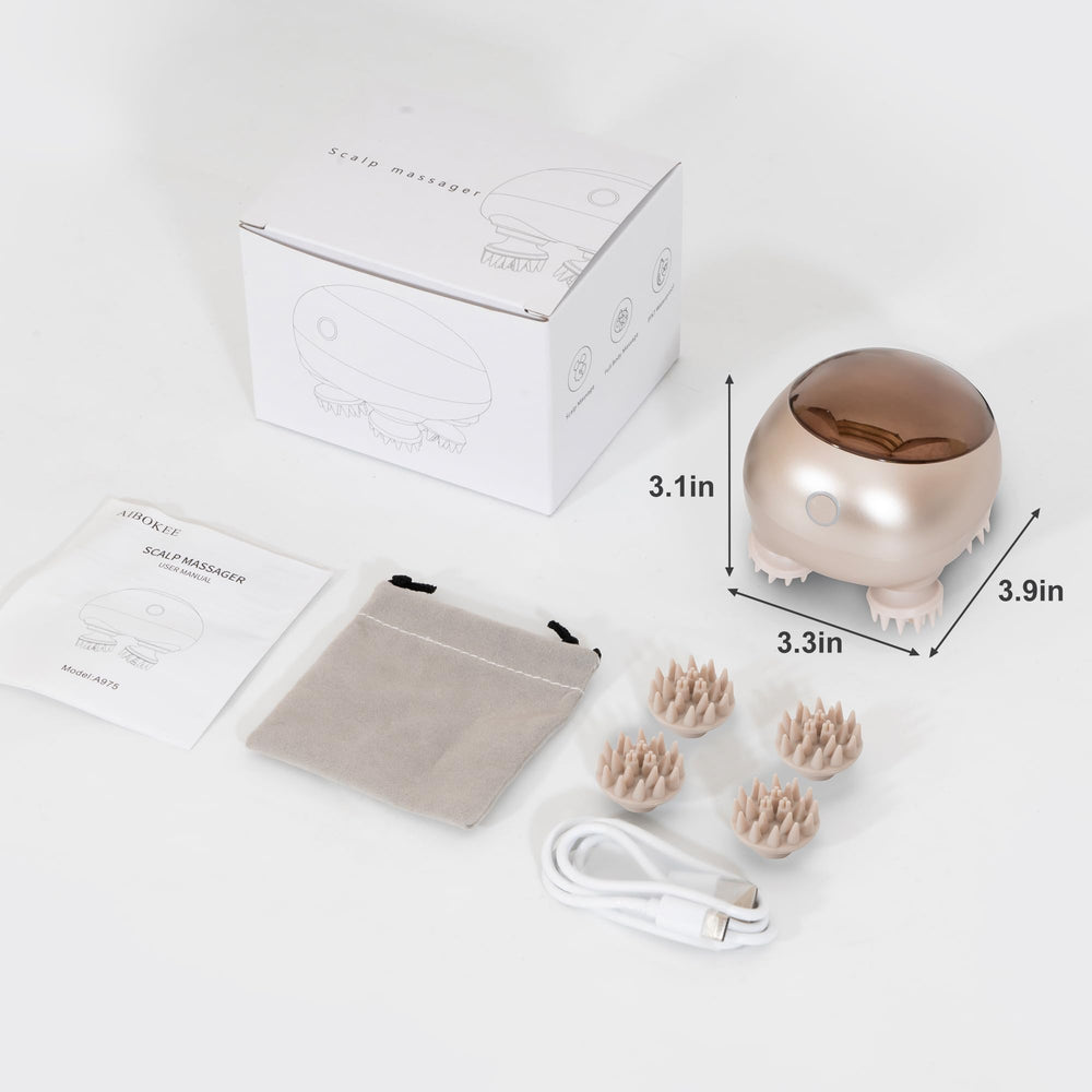 AIBOKEE premium-gold finish product shot suitable for luxury home spa routines