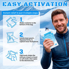 Athlete-focused cold packs in a 50-pack bulk option